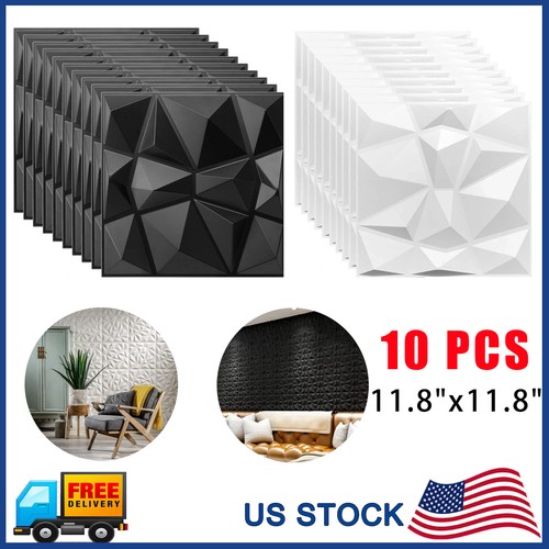10pcs wall panels 12x12 - 3d, 12x12"
